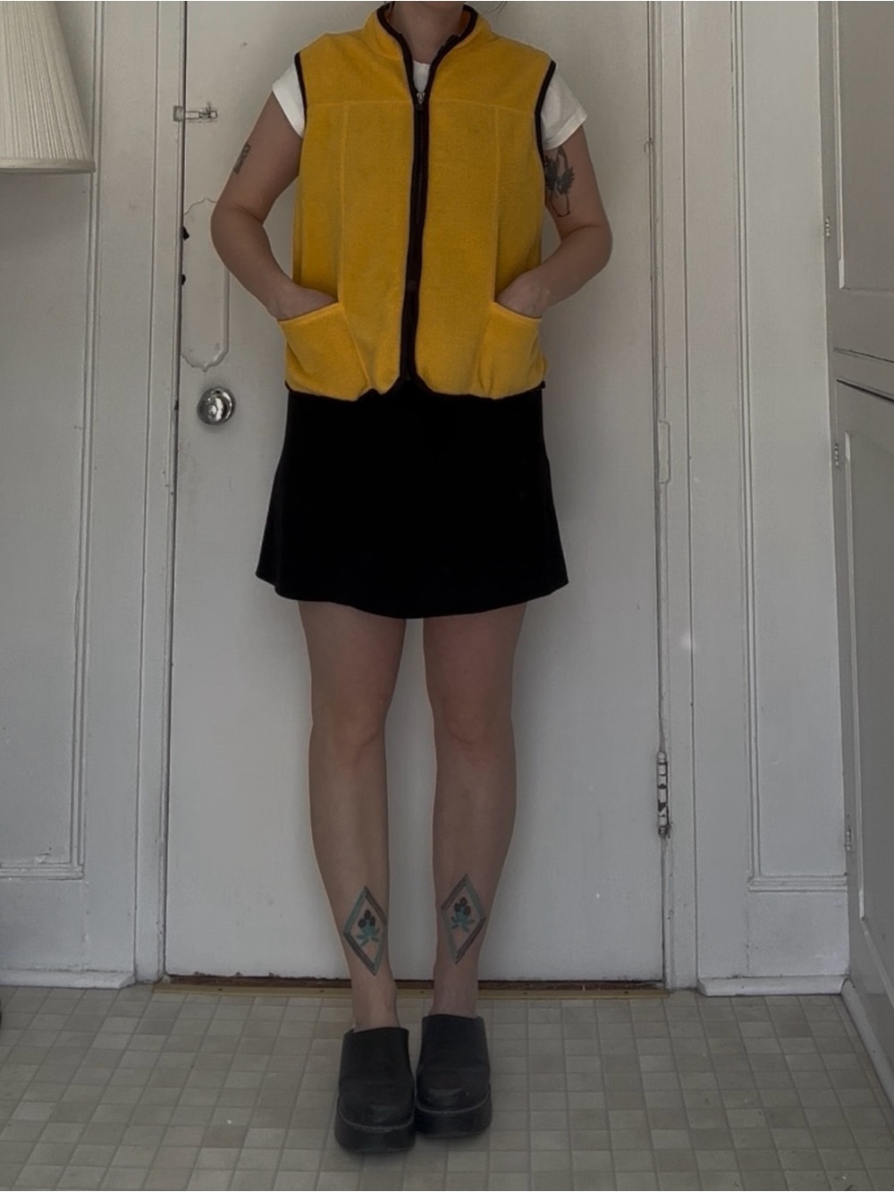 Y2K fleece vest